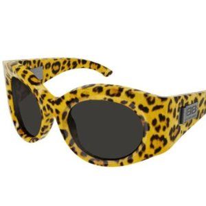 NEW Balenciaga Leopard Sunglasses Unisex Model BB 0189 S Color 004